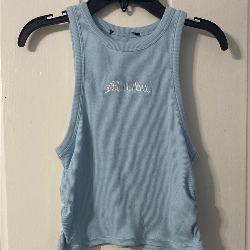 Malibu Blue Sleeveless Top